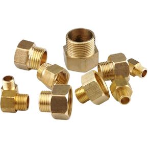 أنبوب نحاسي أنبوب سداسي موصل سريع خيط داخلي إلى خيط خارجي M14 1/8 1/4 3/8 1/2 3/4 موصل نحاسي التحويل (KNF-01) in Kuwait