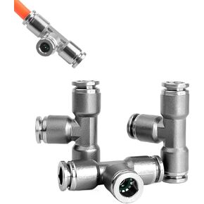 PE PEG موصل هوائي 304 الفولاذ المقاوم للصدأ موصل معدني 4 6 8 10 12 14 مللي متر القصبة الهوائية سريعة الاتصال المحملة خرطوم موصل معدني (PEG12-8) in Kuwait