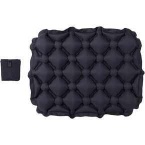 وسادة مقعد قابلة للنفخ، وسادة مقعد ناعمة خفيفة الوزن، وسادة جلوس هوائية للسفر في الهواء الطلق، ركوب القوارب، بني in Kuwait