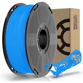 Inslogic PP Filament 1.75mm, Polypropylene 3D Printer Filament ±0.03mm, Semi-Flexible & Ultra Tough, Chemical-Resistant, Food-Contact Safe 3D Printing, 0.8kg Detachable Spool, Natural White in Kuwait