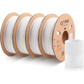 حزمة CCTREE PLA غير اللامعة 1.75 مم 4 كجم، دقة الأبعاد ±0.03 مم، خيوط غير لامعة عالية السرعة ومتانة عالية تناسب معظم طابعات FDM ثلاثية الأبعاد، أسود غير لامع*4 in Kuwait