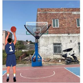 Wall Mounted Basketball Hoop Rebounder Return Attachment Hanging for Automatic Shooting Device with Rotating in Saudi Arabia