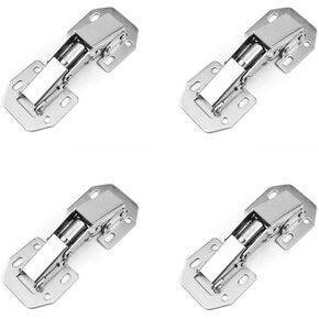 الفولاذ المقاوم للصدأ 90 درجة غير حفر خزانة الباب العازلة المفصلي أثاث المطبخ الأجهزة 1/4/6 قطعة (1 قطعة) in Kuwait