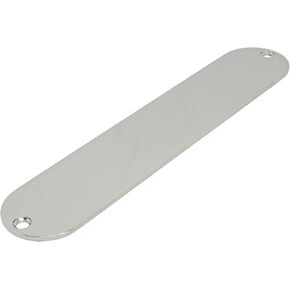 Tele Control Plate .080" thickness NO HOLE - Nickel - screws not included in Kuwait