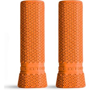 ROCKETGRIP Octopus Padel Grip (2-Pack) - مقبض سفلي من السيليكون الناعم لمضرب Padel - مبطن ومقاوم للعرق مناسب لمضرب Padel - ملحق Padel لتخفيف الاهتزاز (برتقالي) in Kuwait