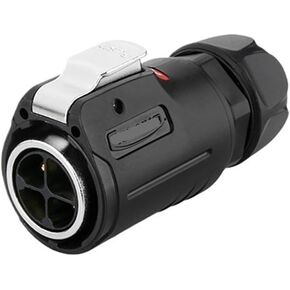 LP-24 aviation and socket threaded tightening 4-pin gold-plated male and female pin industrial connector(Male plug) in Kuwait