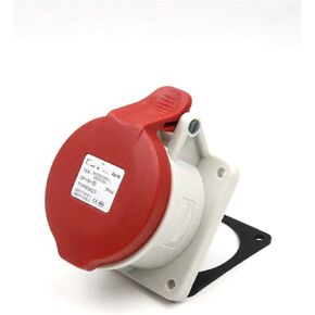 Industrial socket connector aviation TYPR5623 (16A5 core) straight seat in Kuwait