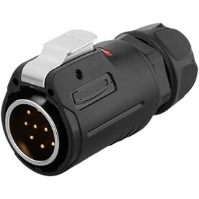 LP-24 aviation and socket threaded tightening 10-pin gold-plated male and female pin industrial connector(Single hole formal wear) in Kuwait