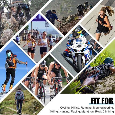Hydration Backpack with 2pcs 2L Water Bladder, Lightweight Water Backpack for Hiking, Hydration Vest with 2pc Wrist Braces and 1pc Head Band for Running Biking Cycling for Women and Men in Saudi Arabia