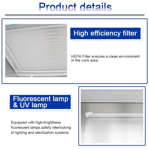 GOYOJO Lab Benchtop Stainless Steel Biological Safety Cabinet in Kuwait