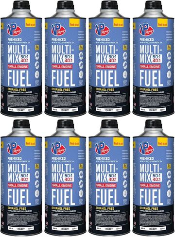 VP Racing Fuels 6815 SEF Multi-Mix 40: 1/50: 1 غاز مسبق+وقود محرك صغير للزيت 2 ، جاهز للاستخدام (3 عبوات) in Saudi Arabia