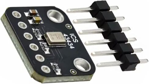 43434 وحدة ميكروفون I2S، مرشح تمرير منخفض ذو واجهة سمعية رقمية، حجم صغير لوحدات التحكم الدقيقة in Kuwait