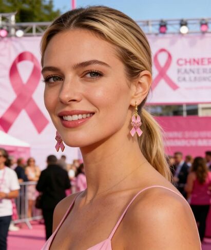 BVGA 9 Pairs Breast Cancer Awareness Earrings Pink Ribbon Drop Dangle Earrings for Women Breast Cancer Survivor Support Jewelry Accessories Gifts in Saudi Arabia