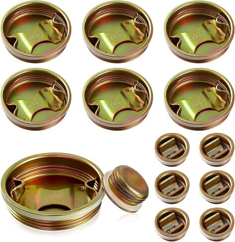 12 Pack Steel Bung Plug Drum Bung 2 and 3/4 Inch Bung Hole Cap 55 Gallon Drum Caps Metal Bungs Bung Caps with Plated Coated for 55 Gallon Barrel Drums in Saudi Arabia