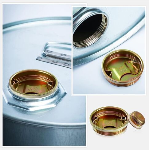 12 Pack Steel Bung Plug Drum Bung 2 and 3/4 Inch Bung Hole Cap 55 Gallon Drum Caps Metal Bungs Bung Caps with Plated Coated for 55 Gallon Barrel Drums in Saudi Arabia