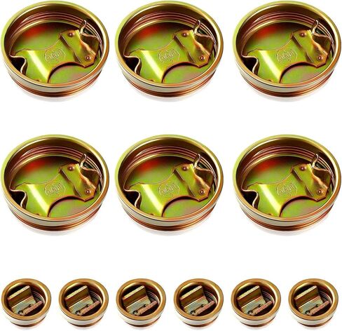 12 Pack Steel Bung Plug Drum Bung 2 and 3/4 Inch Bung Hole Cap 55 Gallon Drum Caps Metal Bungs Bung Caps with Plated Coated for 55 Gallon Barrel Drums in Saudi Arabia