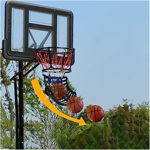 جهاز إرجاع كرة السلة هوب ريبوندر، مرفق بسيط، كرة عالمية احترافية - لا يوجد بيك اب داخلي وخارجي، مدرب خفيف الوزن للإعلان in Kuwait