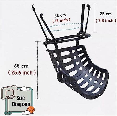 جهاز إرجاع كرة السلة هوب ريبوندر، مرفق بسيط، كرة عالمية احترافية - لا يوجد بيك اب داخلي وخارجي، مدرب خفيف الوزن للإعلان in Kuwait