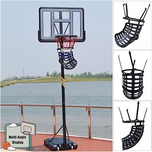 جهاز إرجاع كرة السلة هوب ريبوندر، مرفق بسيط، كرة عالمية احترافية - لا يوجد بيك اب داخلي وخارجي، مدرب خفيف الوزن للإعلان in Kuwait