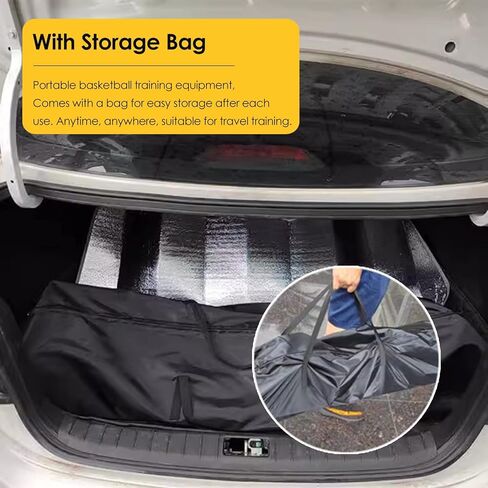 جهاز إرجاع كرة السلة، شبكة محمولة، خفيفة الوزن، معلقة، ملحق لتدريب الطوق للاستخدام الداخلي والخارجي in Kuwait