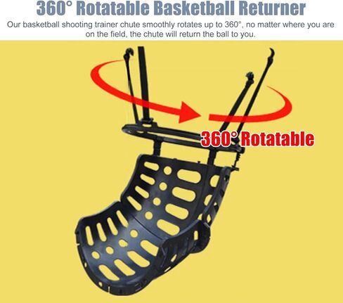 جهاز إرجاع حلقة كرة السلة، مرفق بسيط للتدريب الأسود R in Kuwait