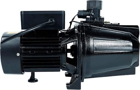 مضخة معززة ونفاثة بئر ضحلة ذكية من PS&W مع وحدة تحكم مدمجة، 3/4 حصان، 13 جالونًا في الدقيقة، أقصى ارتفاع 125 قدمًا، بدون خزان 110 فولت، لا حاجة لخزان الضغط in Kuwait