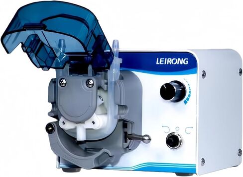 Complete Peristaltic Pump ZP300 DC Brushed Motor 24V 15W Laboratory Knob Speed Control Filling Machine Micro Self-Priming Water Pump (4.8 * 8mm Silicone Tube, 120~450ml/min) in Saudi Arabia