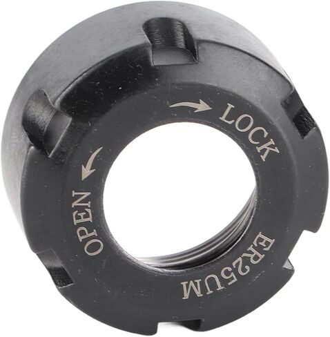 Jeanoko ER25UM Dynamic Balancing Nut Metal Collet Nut Chuck Holder Lathe for Most Tool Holders Wear 1 Piece (M32*1.5) in Saudi Arabia