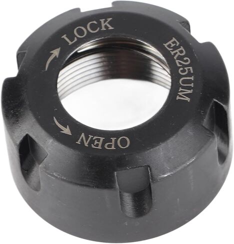 Jeanoko ER25UM Dynamic Balancing Nut Metal Collet Nut Chuck Holder Lathe for Most Tool Holders Wear 1 Piece (M32*1.5) in Saudi Arabia