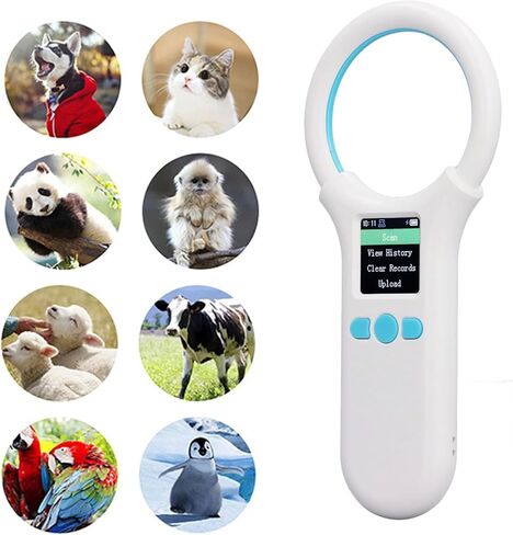 Handheld Pet Microchip Scanner Animal Tag Reader, Animal Chip Reader Microchip Tag Scanner with USB Charging in Saudi Arabia