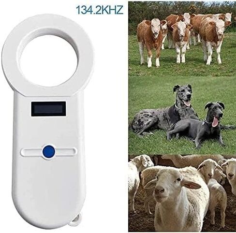 قارئ معرف الحيوان المحمول من DUCKDOG، قارئ RFID للحيوانات الأليفة، قارئ شريحة الهوية الذكية للحيوانات، ماسح ضوئي دقيق للكلاب والأبقار والأغنام لإدارة منظمة للحيوانات في المزارع/المزرعة. in Kuwait