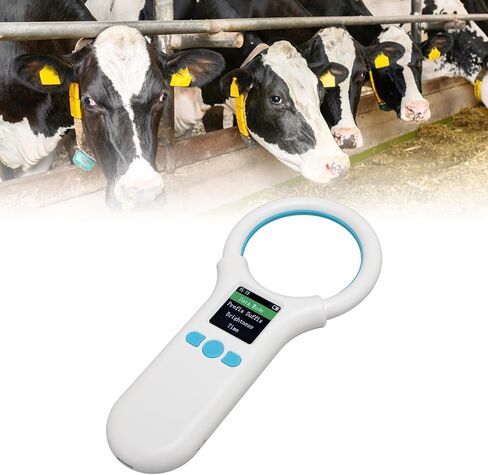 ماسح ضوئي لرقاقة الحيوانات الأليفة، قارئ محمول باليد RFID EMID للحيوانات، 134.2 كيلو هرتز 125 كيلو هرتز، ماسح ضوئي لقارئ بطاقات الحيوانات الدقيقة، تخزين بيانات 500 سجل، ماسح ضوئي محمول لرقاقة الحيوانات الأليفة قابل لإعادة الشحن in Saudi Arabia