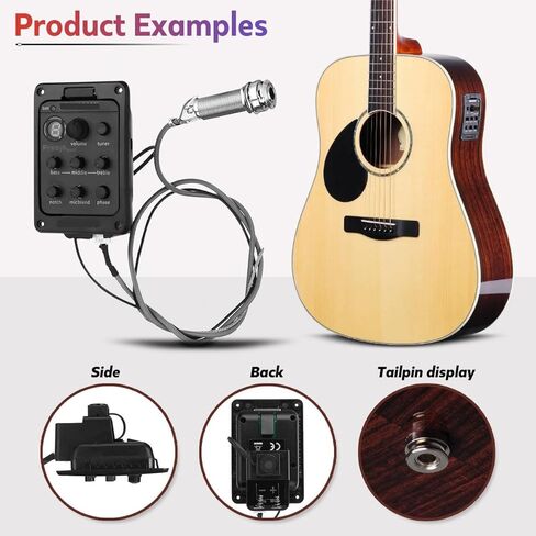 Folk Acoustic Guitar Pickup Presys Blend Dual Mode Equalizer With Mic Beat Board Pickups in Kuwait
