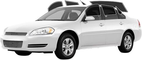 Precut Windows Tint Film Front Windshield Cars Sun Blocking Protection Privacy Anti Shatter Glass 2 Ply Computer Cut Any Tint Shade for Chevrolet Impala 2006-2013 in Kuwait