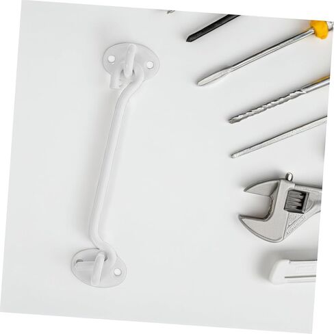 TEHAUX 2set Barn Door Lock Stainless Steel Hooks Eye Latch Door Window Hardware Rustproof Security Lock for Home Office in Saudi Arabia