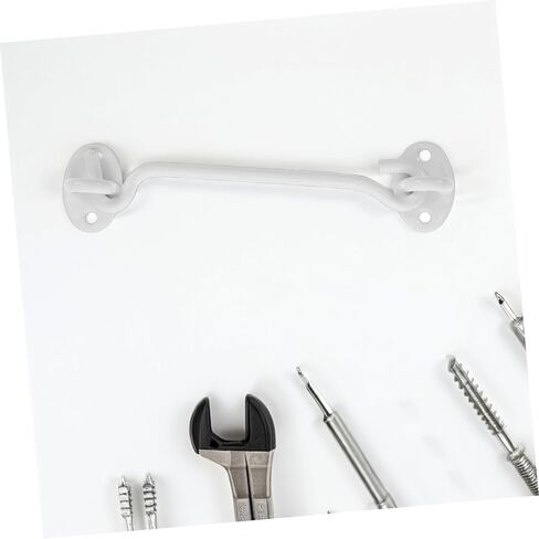 TEHAUX 2set Barn Door Lock Stainless Steel Hooks Eye Latch Door Window Hardware Rustproof Security Lock for Home Office in Saudi Arabia