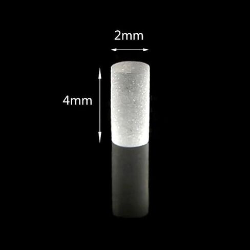 1pc High-Precision 2mm x 4mm Quartz Cylinder for U-V and Visible Light Spectrophotometry in Saudi Arabia