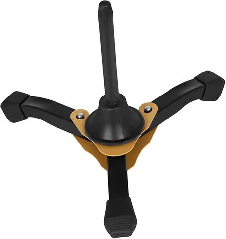 ULTECHNOVO Portable Yellow Wind Instrument Stand with Foldable Tripod and Detachable Base for Clarinet, Flute, and Oboe Accessories in Saudi Arabia