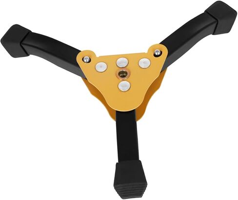 ULTECHNOVO Portable Yellow Wind Instrument Stand with Foldable Tripod and Detachable Base for Clarinet, Flute, and Oboe Accessories in Saudi Arabia