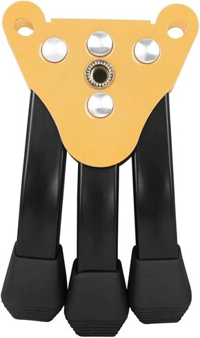 ULTECHNOVO Portable Yellow Wind Instrument Stand with Foldable Tripod and Detachable Base for Clarinet, Flute, and Oboe Accessories in Saudi Arabia