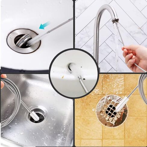 39.4-Inch Long Flexible Cleaning Steel Brush for Drains and Science Lab Tube in Saudi Arabia