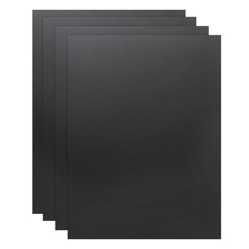 uxcell 2 Pack ABS Plastic Sheet, 0.02" Thick 8"x12" Flexible Hard Plastic Sheet, Heat Moldable Panel for DIY Crafts Home Decoration, Black in Saudi Arabia
