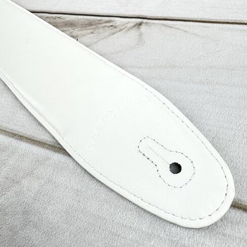 Walker & Williams WW-GL-111 Amethyst Purple Sparkle Glitter Bomb Padded Guitar Strap White Glove Leather Back For Acoustic, Electric, And Bass Guitars in Saudi Arabia