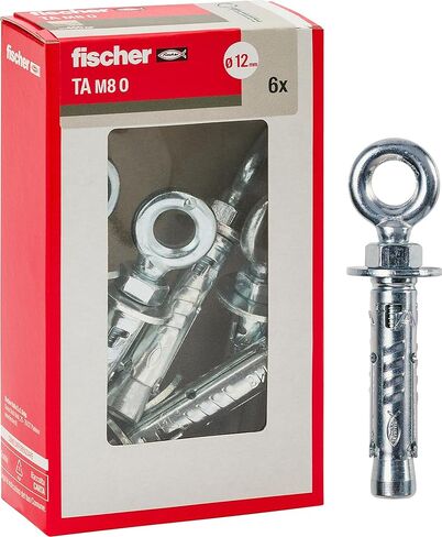 Fischer 71255 Steel Dowels Ta M 8 with Eye, Diameter 12 mm in Saudi Arabia
