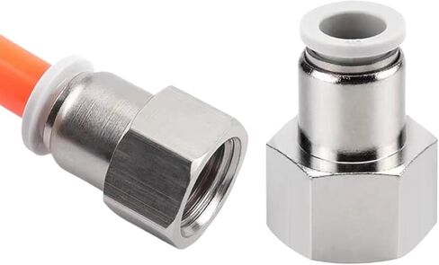 PCF الهواء موصل سريع 4 6 8 10 12 مللي متر خرطوم هواء تركيب 1/8 "3/8" 1/2 "1/4" أنثى BSPT تركيب PCF8-02 PCF10-02 PCF12-02(PCF12-03) in Kuwait