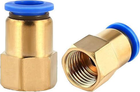 وصلة توصيل سريعة تعمل بالهواء المضغوط PCF مناسبة لخرطوم القصبة الهوائية 4 6 8 10 12 مم 1/8 بوصة 3/8 بوصة 1/2 بوصة 1/4 بوصة وصلة أنبوب أنثى BSPT (PCF10-01) in Kuwait