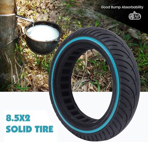 2-Pack Blue 8.5x2 Solid Tire,8.5 inch Scooter Tire,Front or Rear Replacement Solid Tires for m365 pro/gotrax gxl V2/gotrax XR, 50/75-6.1 Scooter Wheels 8 1/2'' in Saudi Arabia