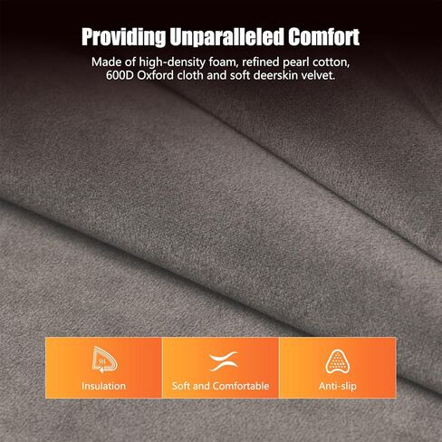 Kikumi Portable Heated Stadium Seat, Heated Seat Cushion, 3 Levels Heating Chair Pad for Outdoor Camping in Saudi Arabia