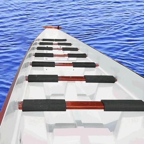 Dragon Boat Paddle Seat Pad, EVA Shock Absorption Cushion for Water Rowing Machines Kayaking, Black 12.60x5.91x1.77inch in Saudi Arabia