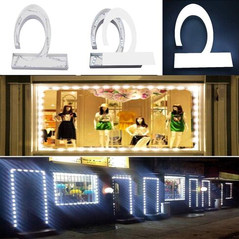 Mini LED Module AC 110V 0.72W, 6500K Daylight White Decorative LED Strip light, 3 Led 2835 SMD LED Lighting for Cabinet lightbox Letter Sign Advertising with Tape Adhesive Backside (100 pcs) in Saudi Arabia